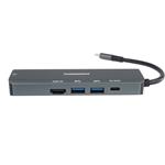 USB-C na HDMI + 2x USB3.2 + PD 100W+ RJ45 10/100/1000Mbps adaptér
