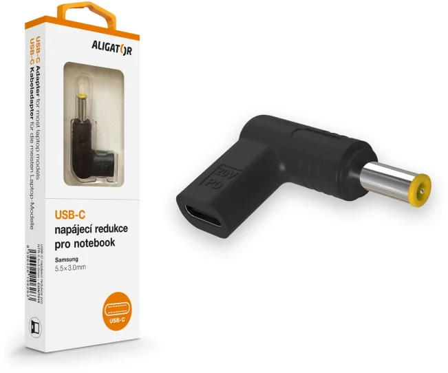 USB-C napájecí redukce 5,5x3,0 mm pro notebooky Samsung