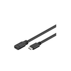 USB- C prodlužovací kabel (USB 3.1 generation 1), C/M - C/F, 1m