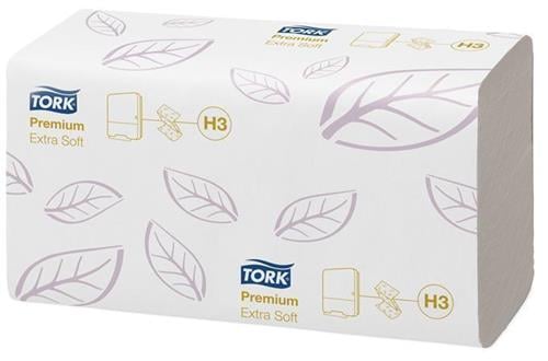 Uteráky TORK "Universal Z", papierové, skladané, systém H3, extra biele