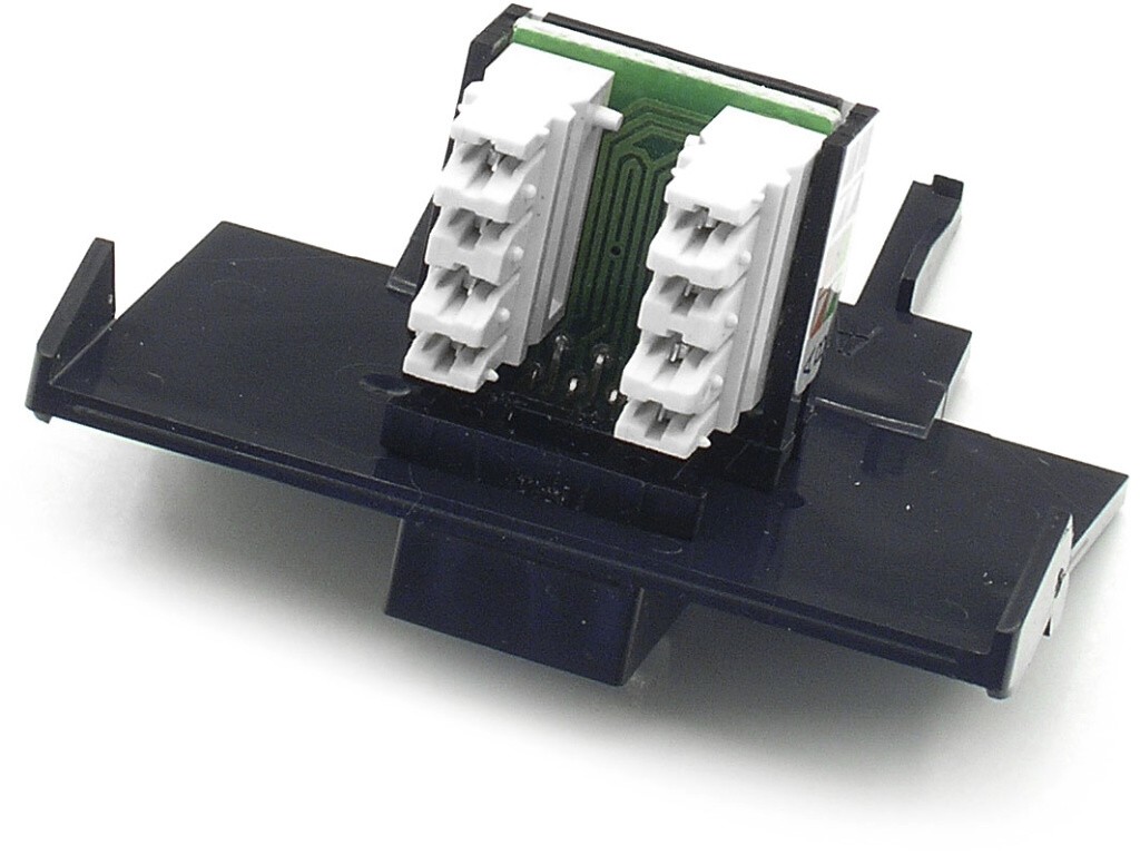 UTP dvojzásuvka ABB TANGO 2xRJ45 cat.6 WH