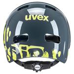 Uvex Kid 3, dirtbike sivá/limetková (55-58)