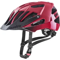 Uvex Quatro cc, dark red/white mat (56-61cm)