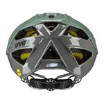 Uvex Quatro CC MIPS, machovo zelená/rino (52-57cm)