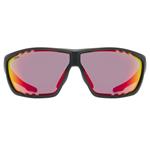 Uvex Sportstyle 706, black moss mat/mirror red