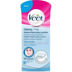 Veet Studené vosk. pásky na obličej pro citlivou pokožku 20ks