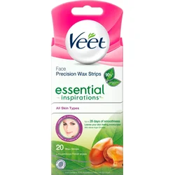Veet Studené vosk. pásky na obličej s Arganovým olejem 20ks