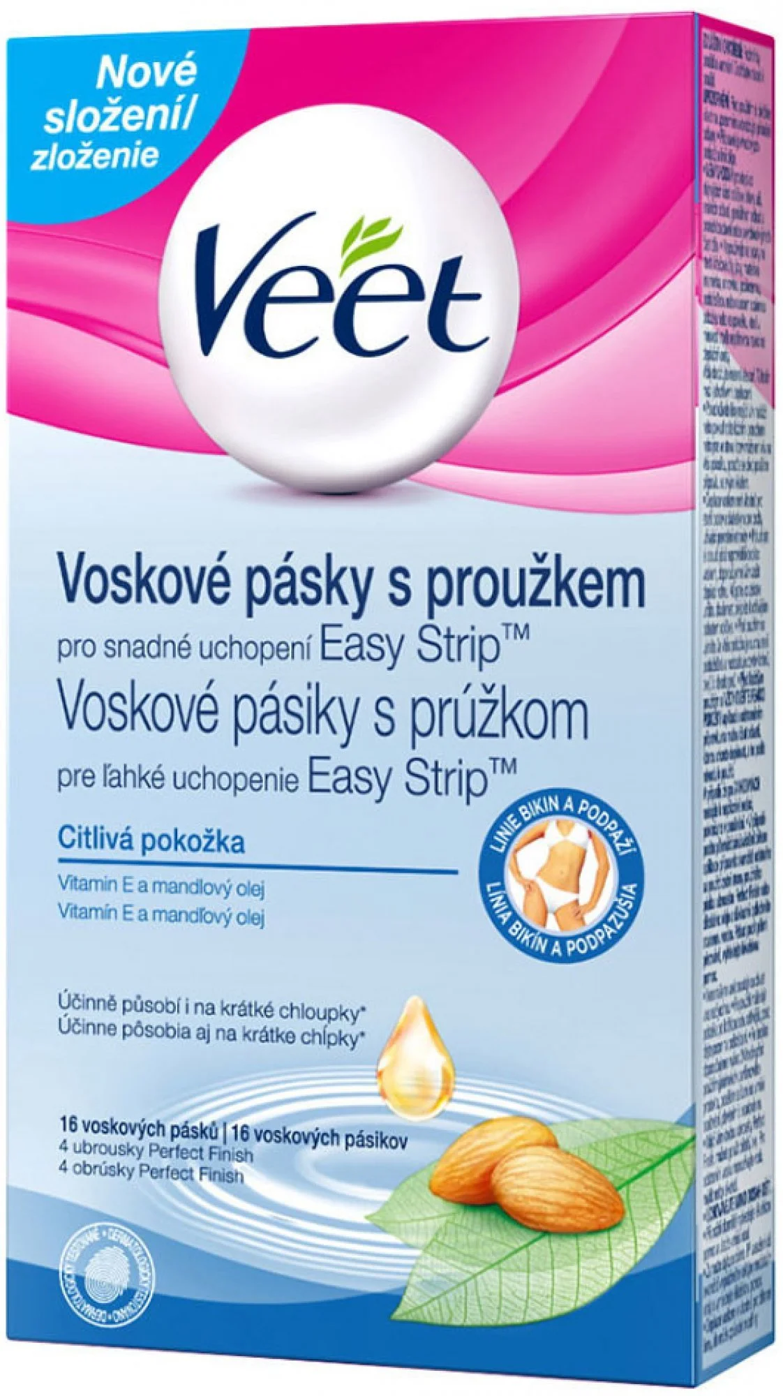 Veet Studené voskové pásiky Bikiny a podpazušie 16ks