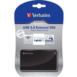 VERBATIM 128GB externí SSD disk 2,5" USB 3.0 Black