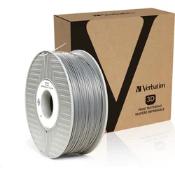 VERBATIM 3D Printer Filament ABS 1,75mm ,404m,1kg silver/metal grey (OLD PN 55016) 55032 - Náplně do 3D tiskárny