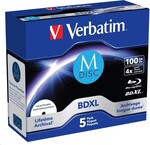 Verbatim Blu-ray BDXL M-Disc 4x, 100 GB, 5 ks