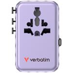 Verbatim Charge 'n' Travel fialový (100 W)