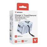 Verbatim Charge 'n' Travel modrý (100 W)