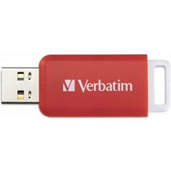 Verbatim DataBar, 16GB, červený