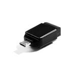 VERBATIM Flash Disk 32GB Store 'n' Stay Nano + micro USB OTG adaptér, USB 2.0, černá