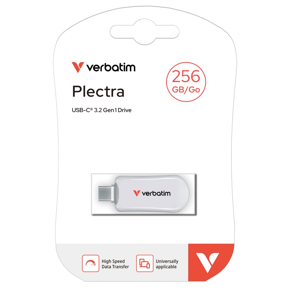 Verbatim Plectra 256GB bílá