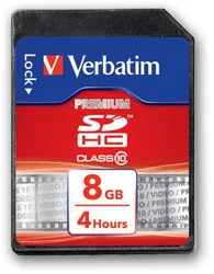 Verbatim Secure Digital SDHC 8GB Class 10