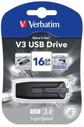 VERBATIM Store 'n' Go V3 16GB USB 3.0 černá