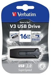 VERBATIM Store 'n' Go V3 16GB USB 3.0 čierna 49172