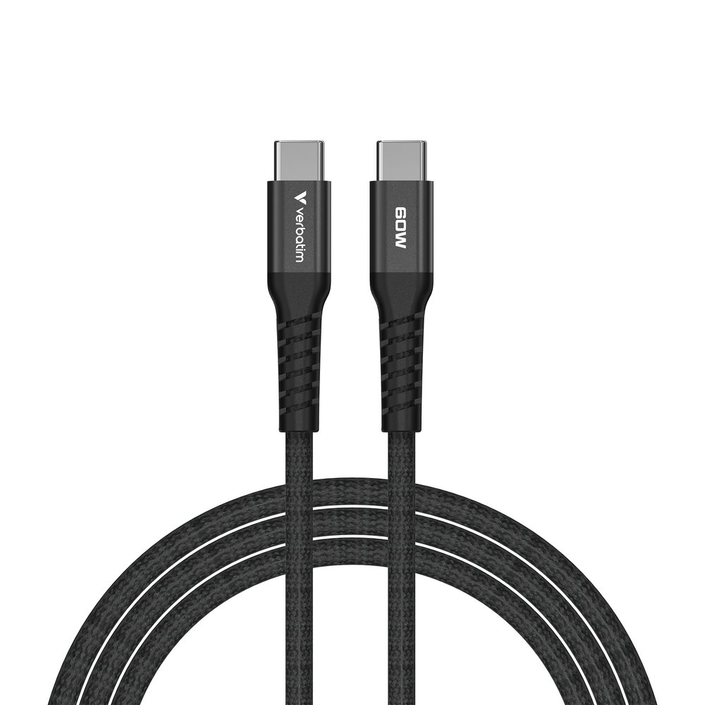 Verbatim USB-C->C magnetický kabel Sync & Charge 60W černý