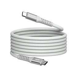 Verbatim USB-C->C magnetický kabel Sync & Charge 60W šedý