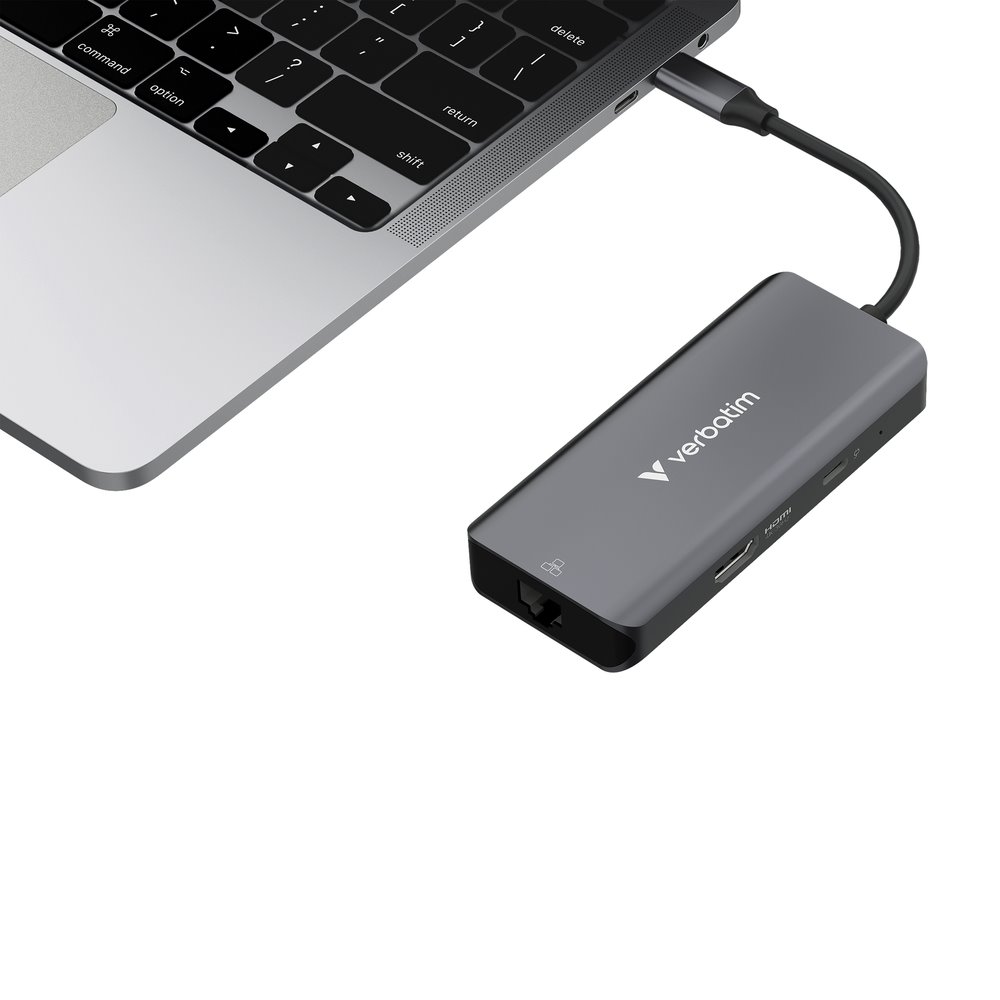 Verbatim USB-C Essentials Multiport Hub 6 Port (LAN)