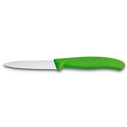 Victorinox Nůž kuchyňský zelený 8cm vlnka