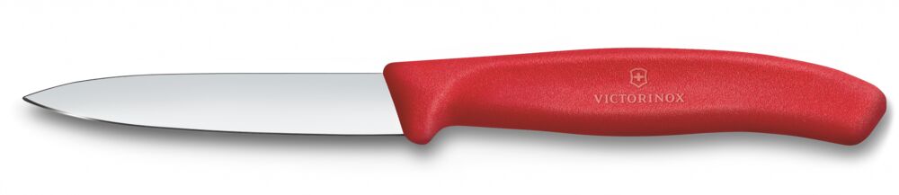 Victorinox Nůž na zeleninu plast červený, 8 cm