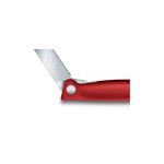 Victorinox Skládací svačinový nůž Swiss Classic, červený, rovné ostří