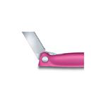 Victorinox Skládací svačinový nůž Swiss Classic, růžový, vlnkované ostří