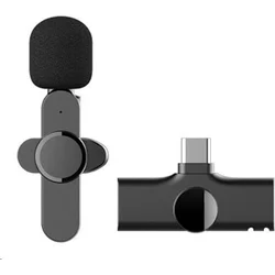 Viking bezdrátový mikrofon s klipem M360, konektor USB-C