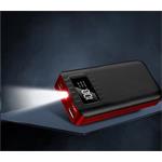 Viking power banka go20, 20000 mAh, černo-červená