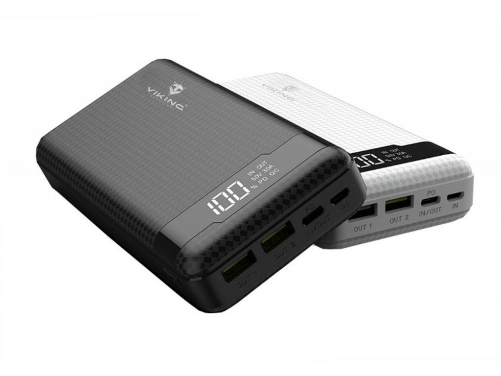 Viking power banka PN-963PD, QC3.0, 20000 mAh, černá