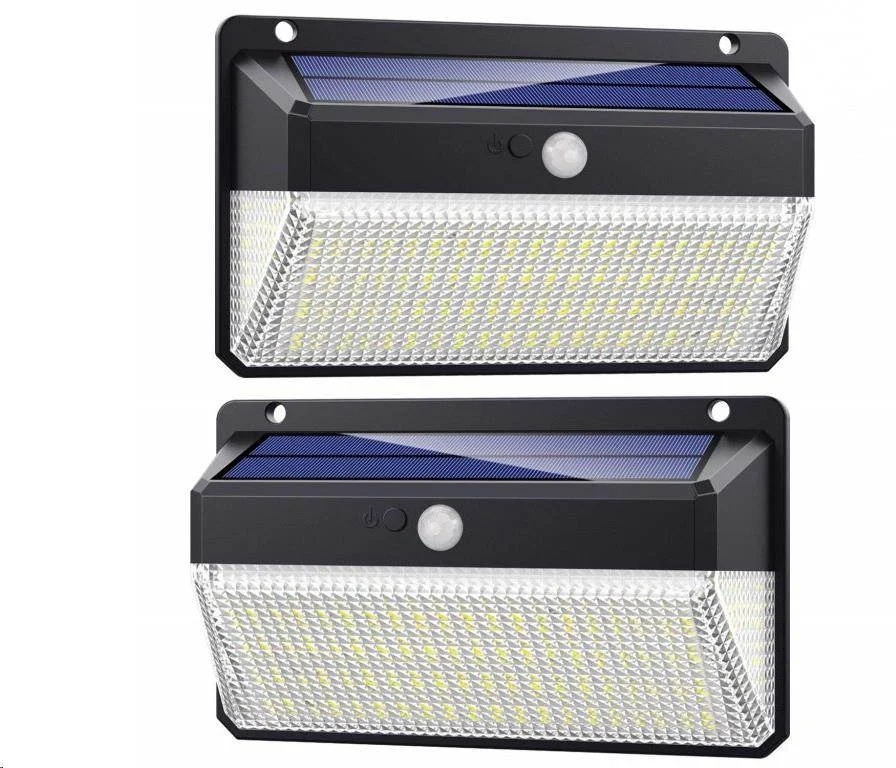 Viking venkovní solární LED světlo M228 s pohybovým senzorem, sada 2 ks