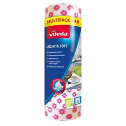 Vileda 159516 Light & Soft Roll, 40 ks