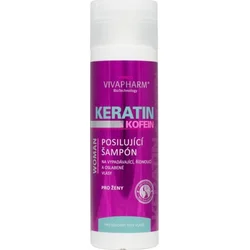 Vivapharm Keratinový posilující šampon s kofeinem pro ženy 200ml