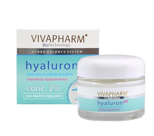 Vivapharm Pleťový krém s kyselinou hyaluronovou 50ml
