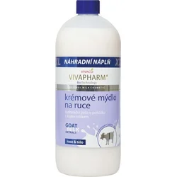Vivapharm Tekuté mýdlo s kozím mlékem 1000ml - náhradní náplň
