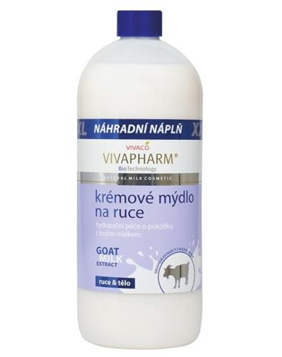 Vivapharm Tekuté mydlo s kozím mliekom 1000ml - náhradná náplň
