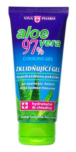 Vivapharm upokojujúci gél s Aloe vera 97%, 100 ml