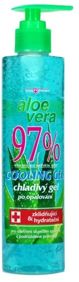 Vivapharm zklidňující gel s Aloe vera 97%, 250 ml