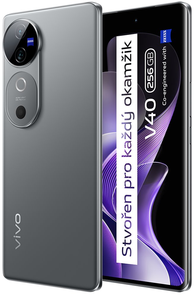 VIVO V40 5G 8GB/256GB, stříbrný