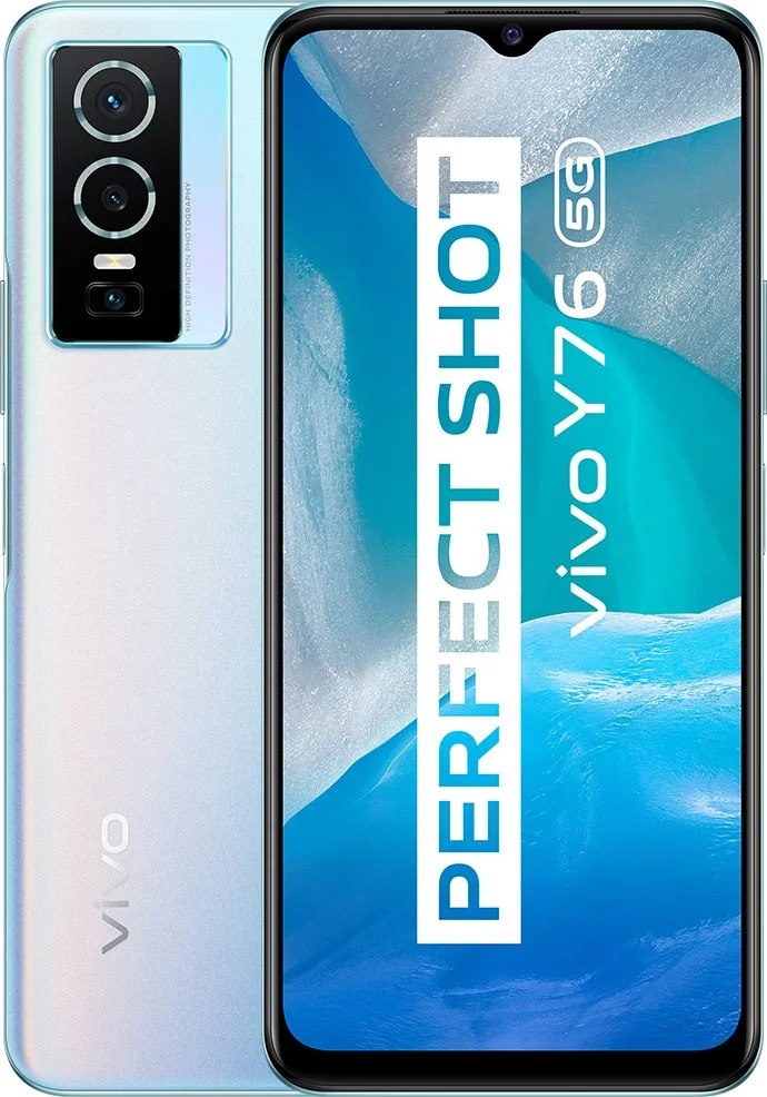 Vivo Y76 5G biela a modrá