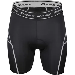 Vnútorná vložka FORCE pre MTB šortky, čierna veľkosť XXL