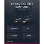 Vysokorýchlostný kábel ClickTronic HQ OFC HDMI s Ethernetom, pozlátený, 4K@30Hz, 15 m