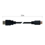 Vysokorýchlostný kábel HDMI 2.0 vidlica A - vidlica C 1,5 m