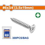 Wadfow Vrut samořezný ZH 3.5x19mm, sada 300 ks