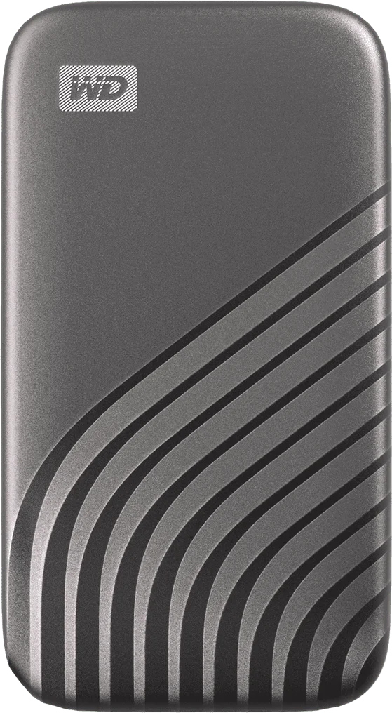 WD My Passport SSD 2 TB sivý
