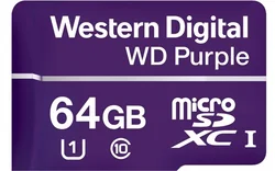 WD Purple micro SDHC 64GB UHS-I Class 10, U1 WDD064G1P0C - Paměťové karty