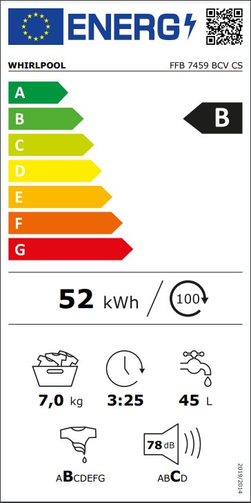 Whirlpool FFB 7459 BCV CS